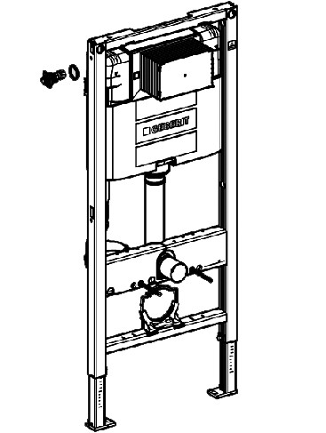 DUOFIX Wandklosettelement OMEGA Typ 112