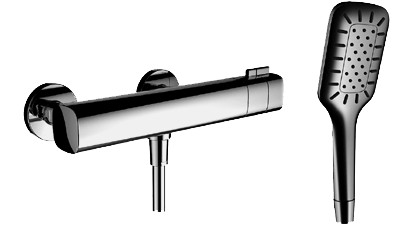 Duschenmischer CITYPLUS THERMO AD153mm m.Zubehör