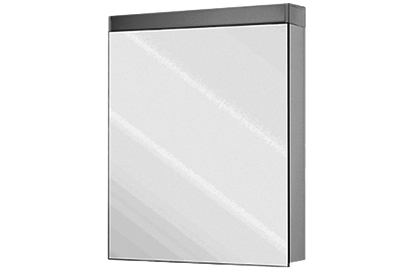 Spiegelschrank LUCE 60/75/12cm T1 silber