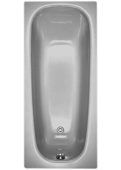 Badewanne FORM 170/75/45cm weiss