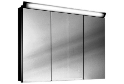 Spiegelschrank PALILINE LED 100/70/12cm T30/40/30 silber