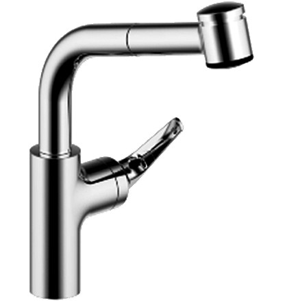 Spültischmischer DOMO.5 A235mm schwenk/ Auszug