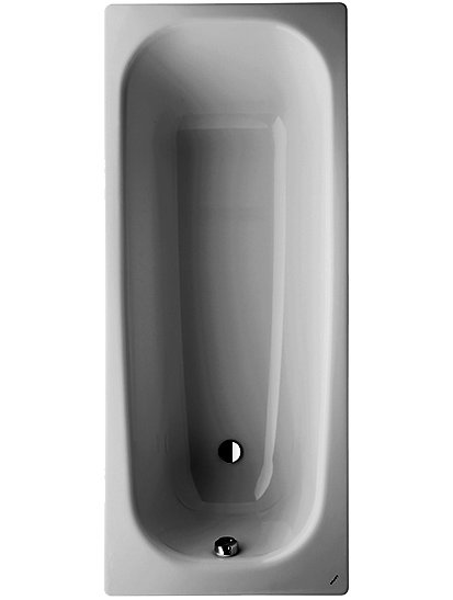 Badewanne MODERNA PLUS 170/75/42.5cm weiss