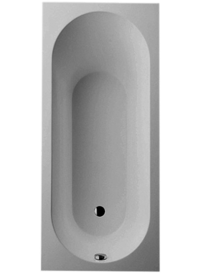 Badewanne OBERON 170/75/45cm weiss