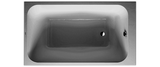 Badewanne DURASTYLE 140/80/56cm weiss
