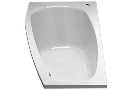 Badewanne PICCOLO 167  165/75-50/47cm weiss