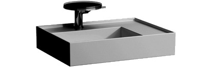 Waschtisch KARTELL 60/46cm 1 HL/o.ÜL. weiss