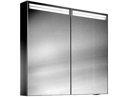 Spiegelschrank ARANGALINE LED 90/70/12cm T2 silber