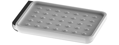 Seifenhalter LIV Schale weiss glasiert