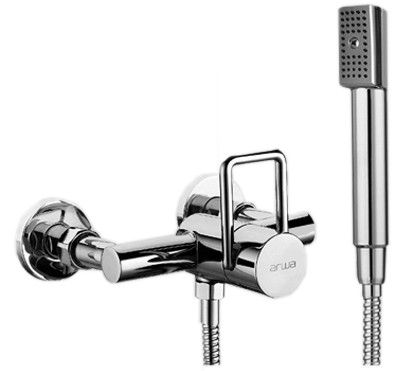 Duschenmischer TWIN  AD153mm  mit Zubehör