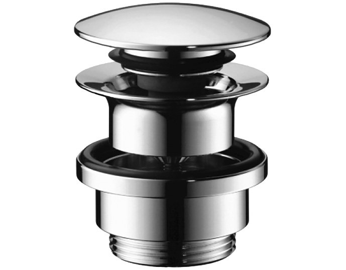 Schaftventil PUSH/OPEN 5/4 verchromt