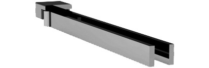 Monolith Doppelhandtuchhalter L31cm chrom