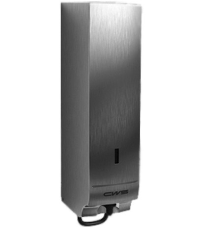 Seifenspender CWS STAINLESS Steel SLIM 8.1x32.9x11.1cm 