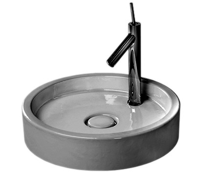 Aufsatzwaschtisch STARCK 1 D47cm 1 HL/o.ÜL. weiss