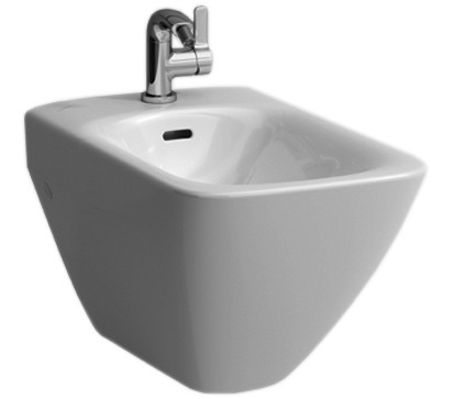 Wandbidet PALACE 56/36cm 1 HL/o.Ö./m.ÜL.weiss