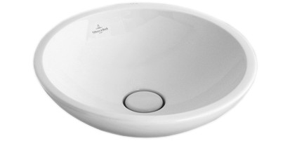 Aufsatzwaschtisch LOOP&FRIENDS D43 1 HL/m.ÜL. weiss