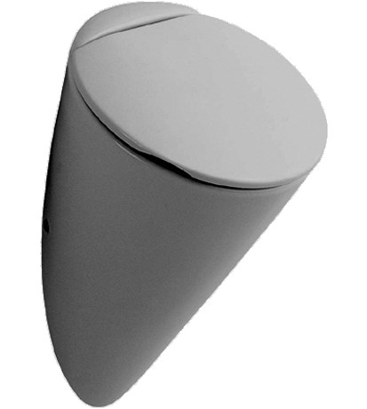 Urinal STARCK 1 für Deckel Ein-/Ablauf verdeckt weiss