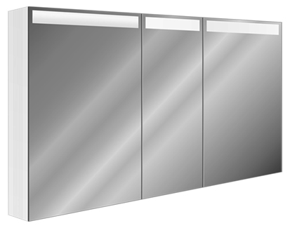 Spiegelschrank CUBANGO LED 150/80/13T60/30/60 weiss