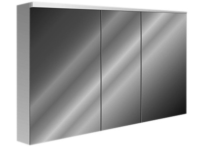 Spiegelschrank XAMO LED 130/78/13cm T50/30/50 weiss