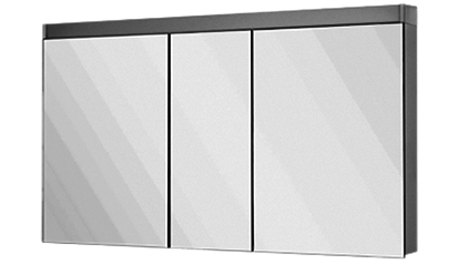 Spiegelschrank LUCE 130/75/12cm T3 silber