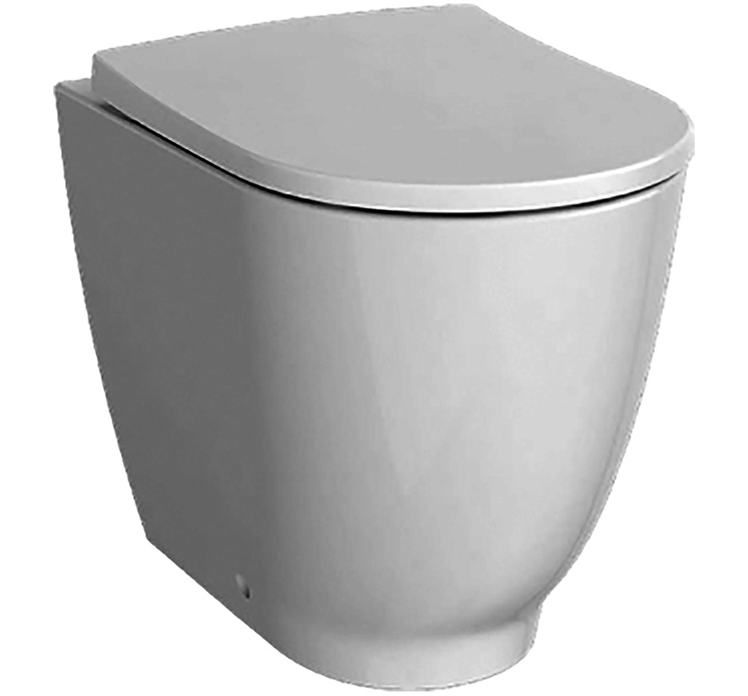 Standklosett ACANTO UP Rimfree weiss