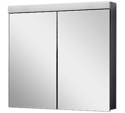 Spiegelschrank DUPLEX NEW 80/75/12/ T2 weiss