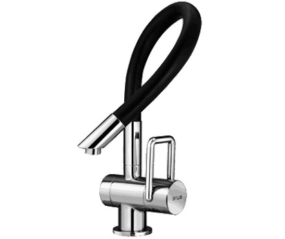 Spültischmischer TWINFLEX chrom-schwarz