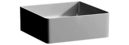 Aufsatzwaschtisch LIVING SQUARE 60/34cm o.HL/o.ÜL weiss