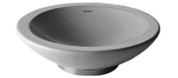 Aufsatzwaschtisch BAGNELLA D40cm o.HL/o.ÜL weiss