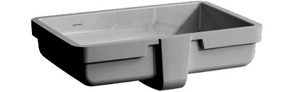 Einbauwaschtisch LIVING CITY 49/31cm o.HL/m.ÜL. weiss