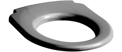 Klosettsitz MODERNA R ohne Deckel  weiss