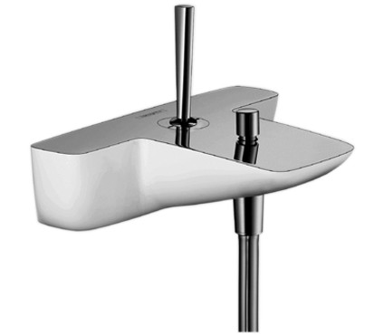 Bademischer PURAVIDA AD138-162mm  weiss/chrom