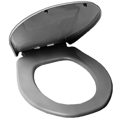 Klosettsitz SANAFORM-LUX mit Deckel weiss