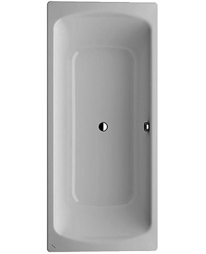 Badewanne MODERNA PLUS 170/75/45cm weiss