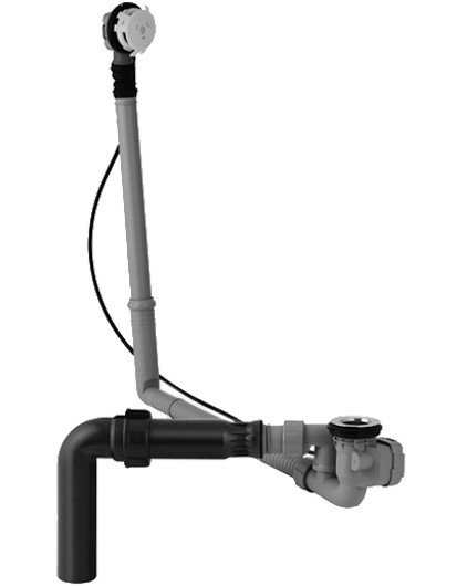 Wannengarnitur GEBERIT Abgang56 48/1/8