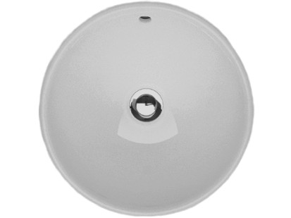 Einbauwaschtisch LOOP D28cm o.HL/m.ÜL. weiss