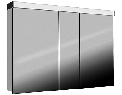Spiegelschrank ALTO NEW LED 150/85/12cm T3 30/60/30 weiss