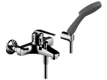 Bademischer DOMO.5 AD153mm mit Zubehör