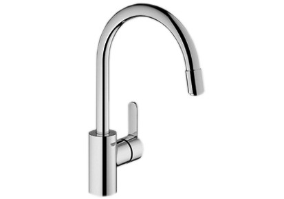 Spültischmischer EUROSTYLE A215mm schwenk/Auszug