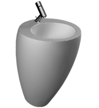 Waschtisch ALESSI ONE 52/53/H85cm 1 HL/m.ÜL. weiss