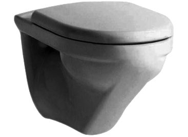 Wandklosett MODERNA R UP weiss