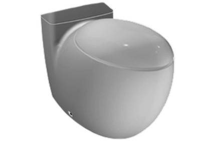 Standklosett ALESSI ONE AP Abgang Vario cleanplus weiss