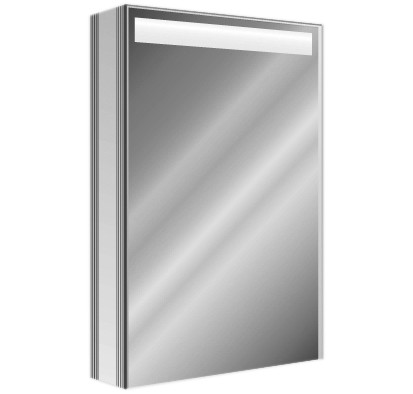 Spiegelschrank CUBANGO 50/80/13cm T1/B-rechts silber