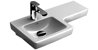 Waschtisch SUBWAY 2.0  63/35.5cm 1 HL. weiss L