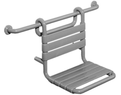 Einhängesitz HEWI B44.8/A42.7/H40cm rubinrot