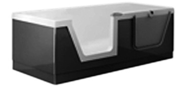 Badewanne STEP-IN PURE 170/75/45.5cm weiss