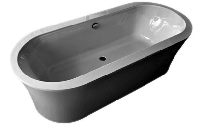 Badewanne PRIME-LINE FREE OVAL 200/90/26cm weiss